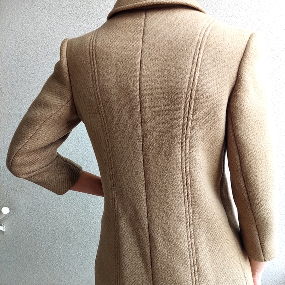 60s Mod Wool Pea Coat - Picture 6 of 12
